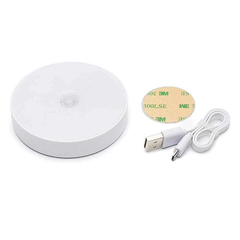 Motion Sensor Light, USB Rechargeable LED Nightlight, Wireless Sensor Wall Light,