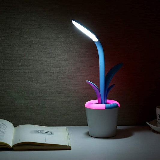 Touch Control Table Desk LED Light with Pen and Mobile Holder Study Lamp