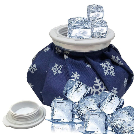 Sukot 9 Inch Hot & Cold Water Bag Ice Bag Massage bag Hot & Cold Water bag 1 L Hot Water Bag  (White)