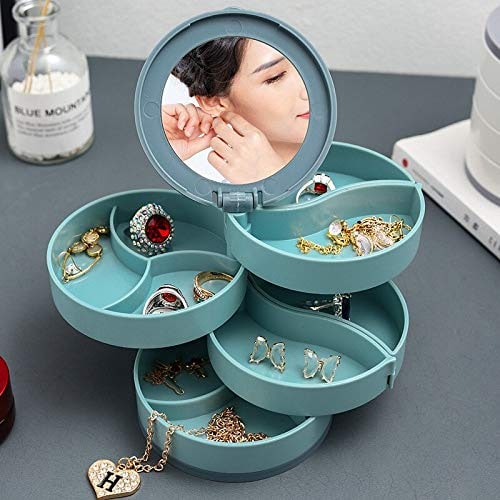 Jewellery Box Makeup, Jewelry Vanity Box (Multicolor)