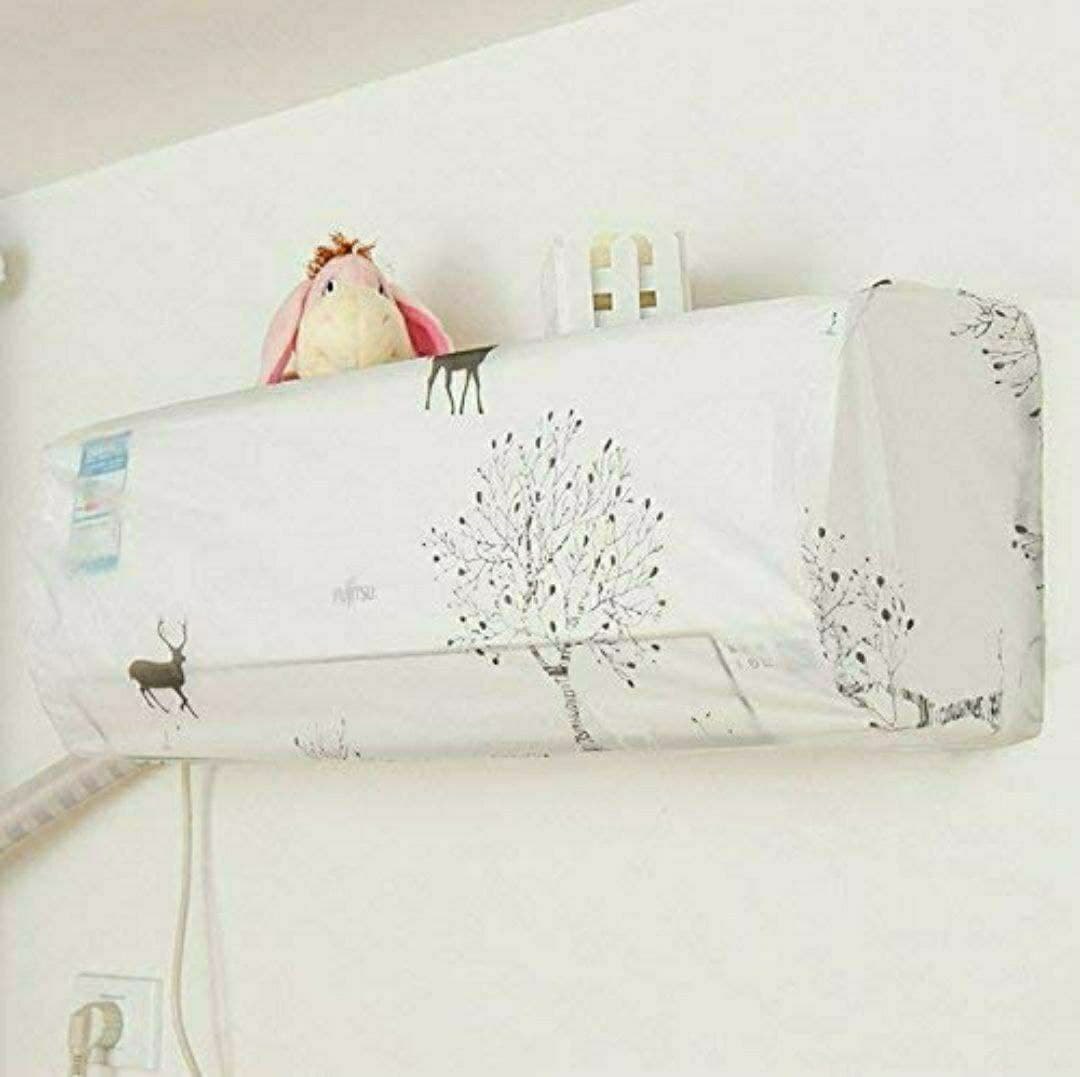 Air Conditioner Cover  (Width: 12 cm, multicolor)