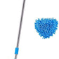 Rotatable Triangle Floor Cleaning We Dry Mop Wet & Dry Mop (Multicolor) Wet & Dry Mop  (Multicolor 8 cm)
