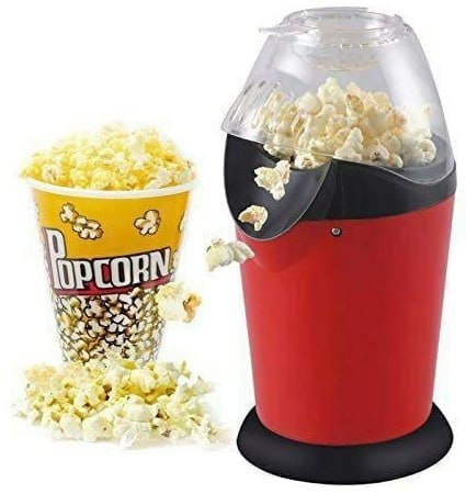 Popcorn Machine - Oil Mini Hot Air Popcorn Machine Snack Maker Portable Electric Popcorn Maker Household Automatic Popcorn Machine 300 ml Popcorn Maker