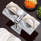 Stainless Steel Double Head Maker Dough Press Mould Wrapper Dough Cutter for Kitchen Making Tools