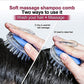 Shampoo Brush Silicon Scalp Massager Hair Brush Wet Dry Comb Head Scrubber 100% Comfortable for All Hair Improve Blood Circulation