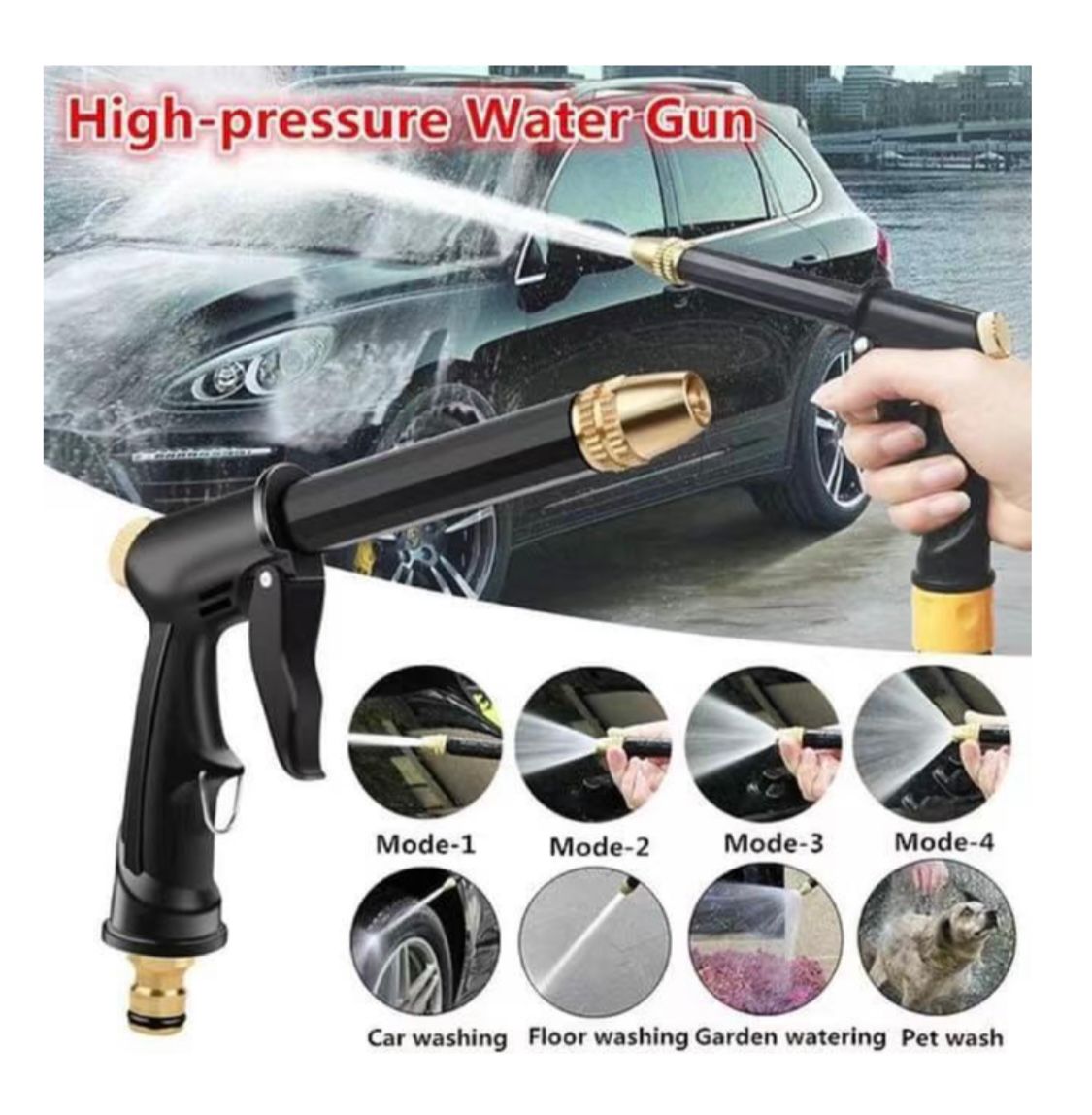 Clefairy Metal Trigger Brass Nozzle Water Spray Gun Spray Gun