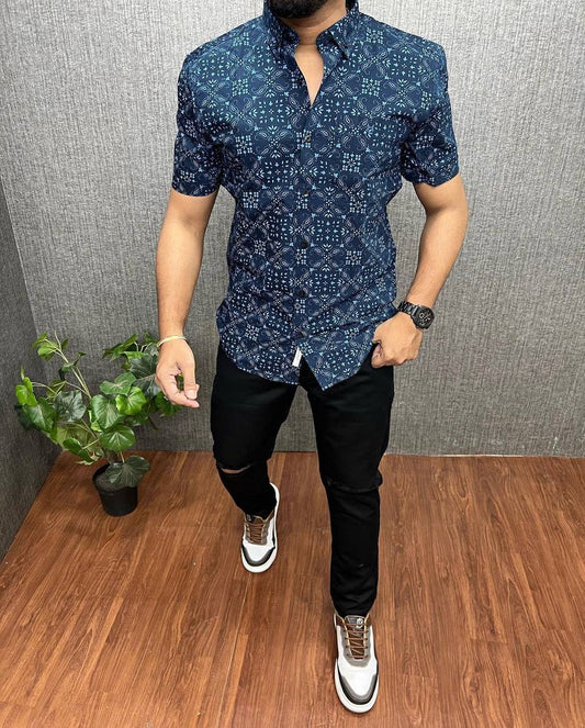 Export quality printed half sleeve shirt