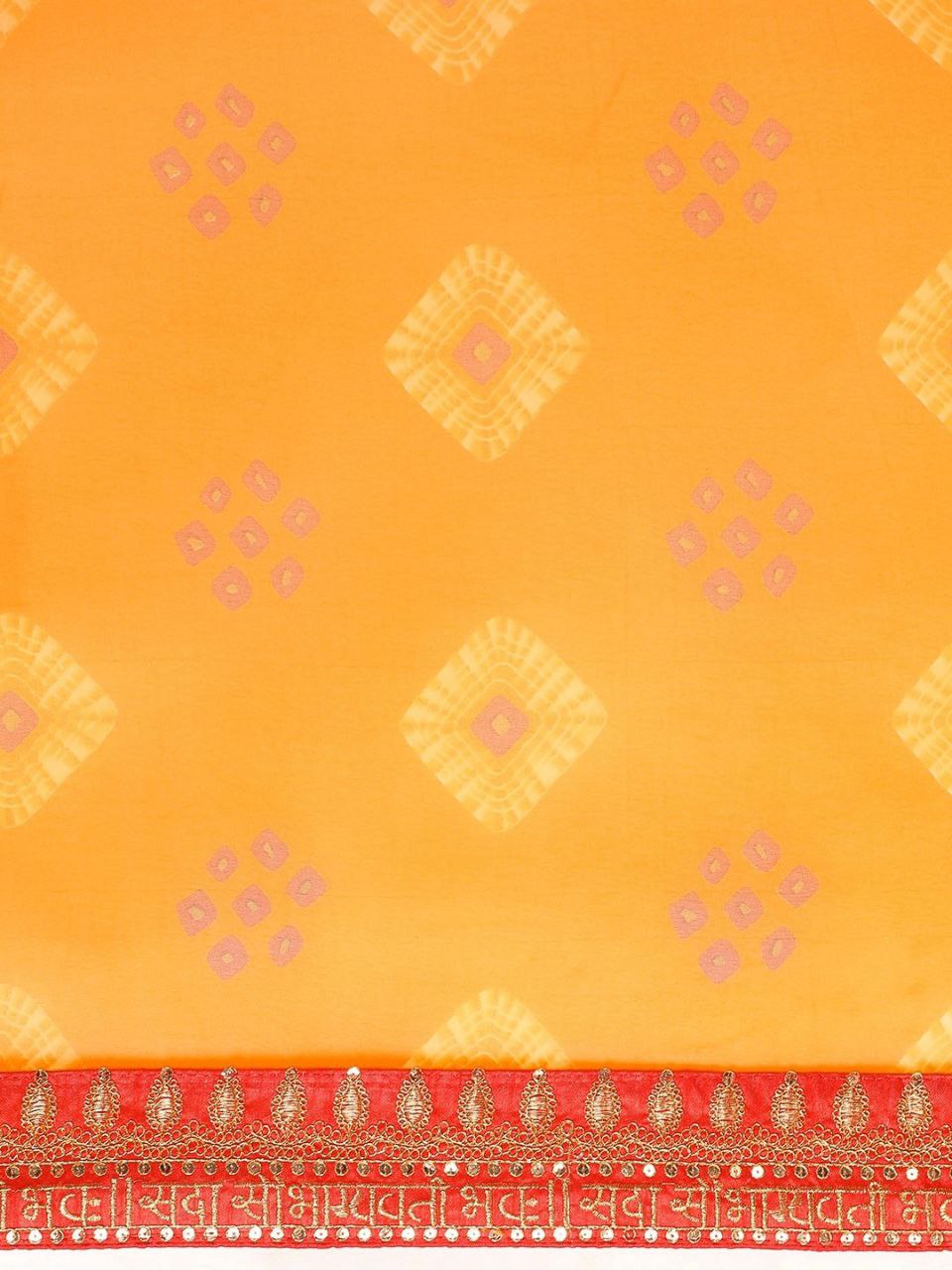 Orange Art Silk Traditional Designer Saree