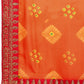 Orange Art Silk Traditional Designer Saree