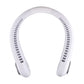 Portable Headphone design led usb hanging neck band leafless neck fan usb rechargeable mini wearable cooling fan neck