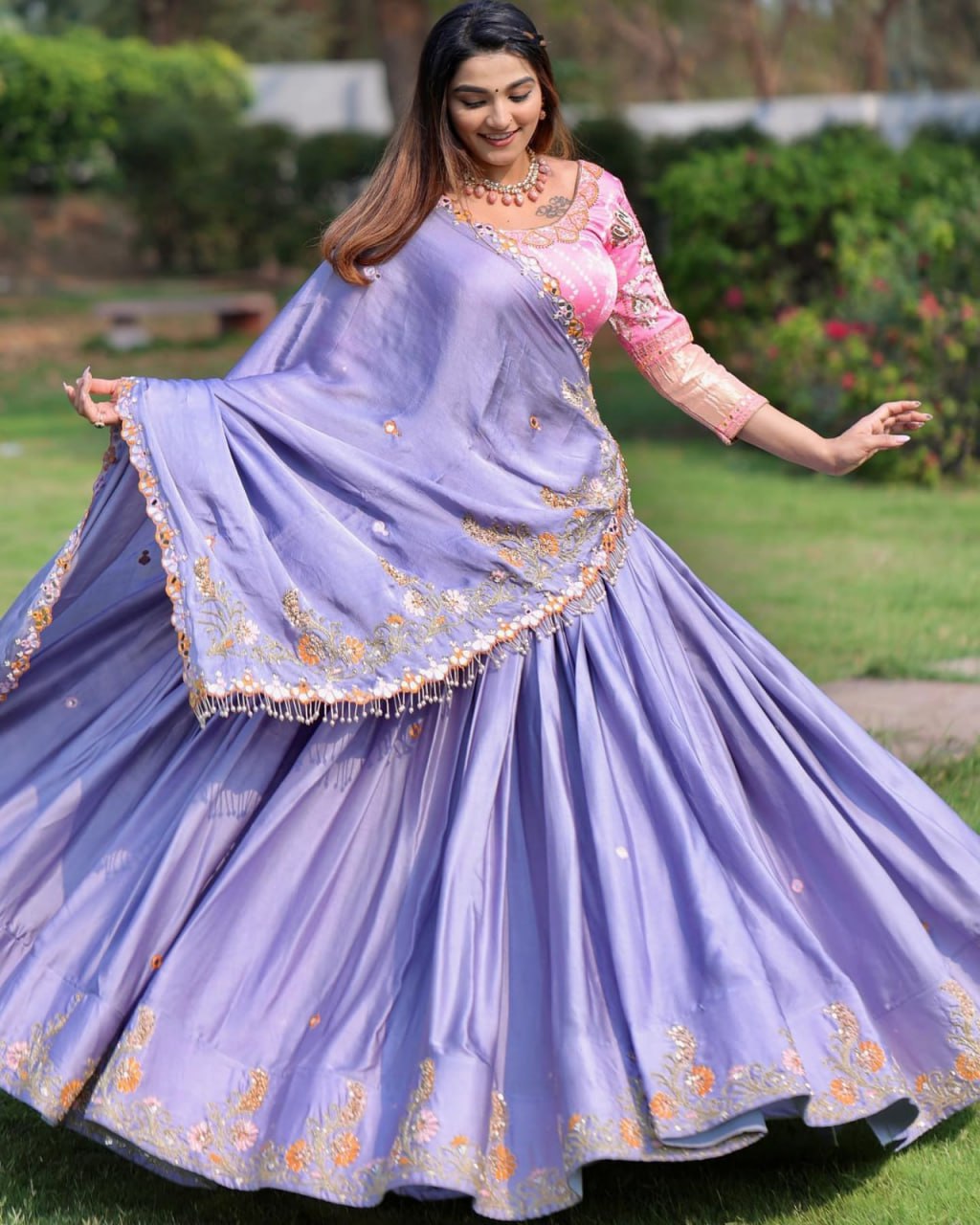 Amrutam Fab Women's Blue Color Rasal Net Padding Designer Lehenga Choli :  Amazon.in: Fashion
