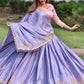 Lowendor Color Lehenga Choli Women Party Wear Bollywood Lengha Saree,