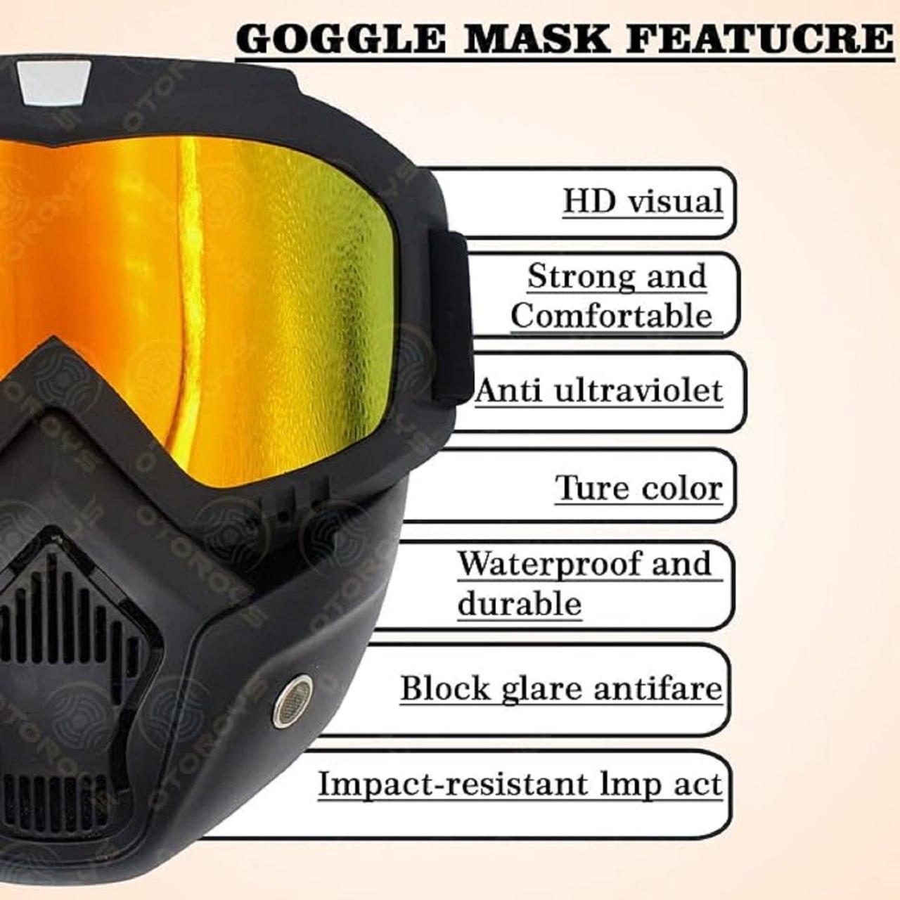 Stylish Biker Goggle Mask