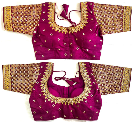 BLOUSE DESIGN RADHIKA - Dharti Bandhani