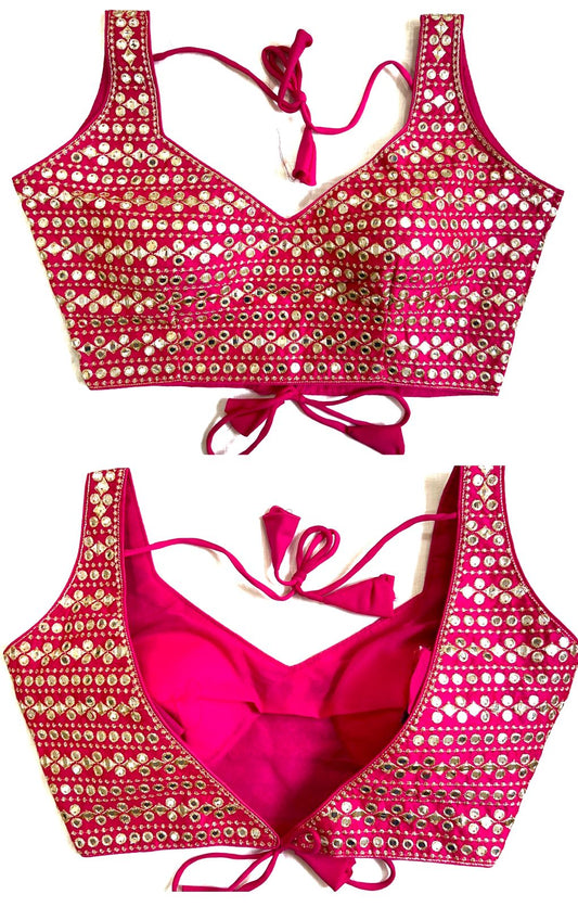 BLOUSE DESIGN RADHEY - Dharti Bandhani