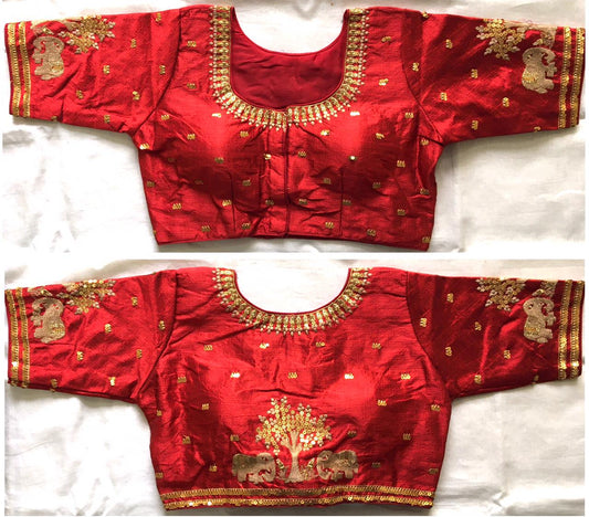 BLOUSE DESIGN GAJANAND - Dharti Bandhani