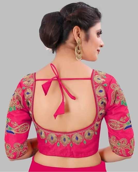 Bandhani sales blouse design