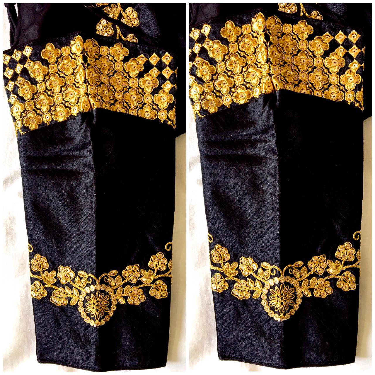 Black Velvet Border Saree - Saree Blouse Patterns