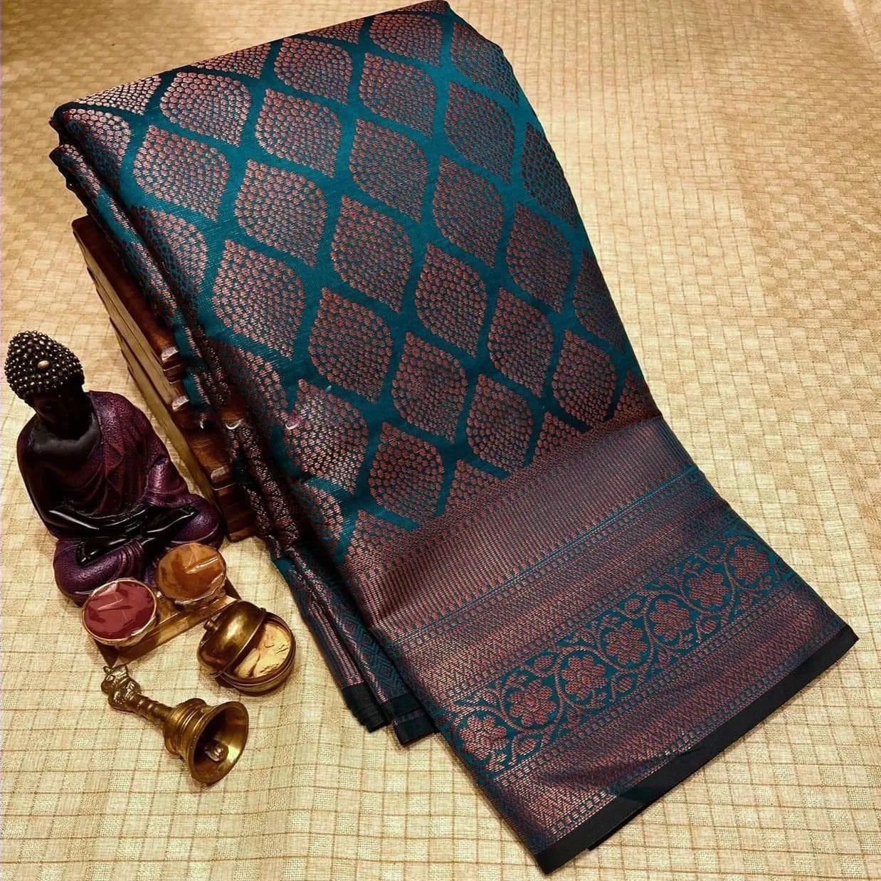 BANARASI SOFT LICHI SILK SAREE