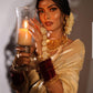 Designer Woven Banarasi Silk Saree With Blouse
