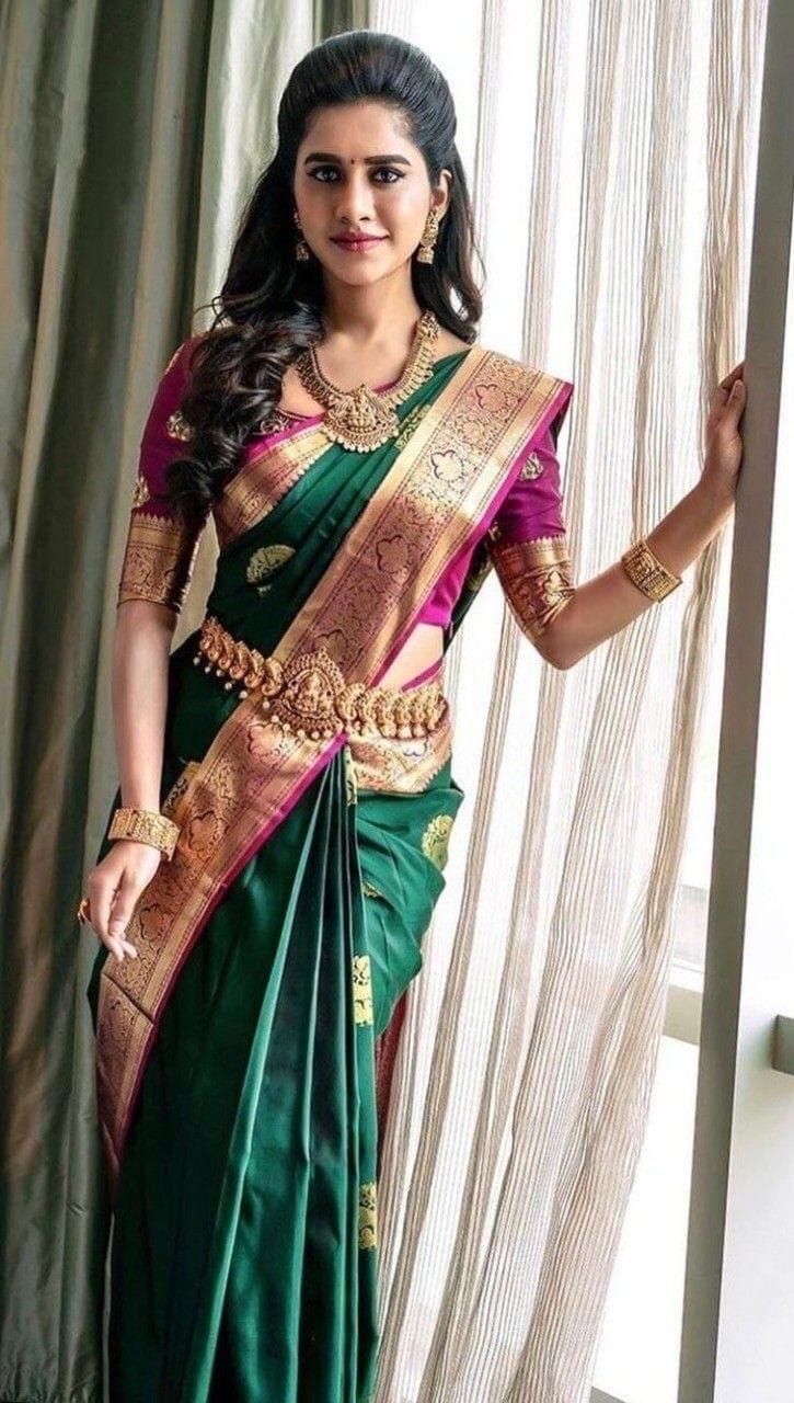 New model saree design | Fashionable saree blouse designs, Fancy blouse  designs, Saree designs party wear