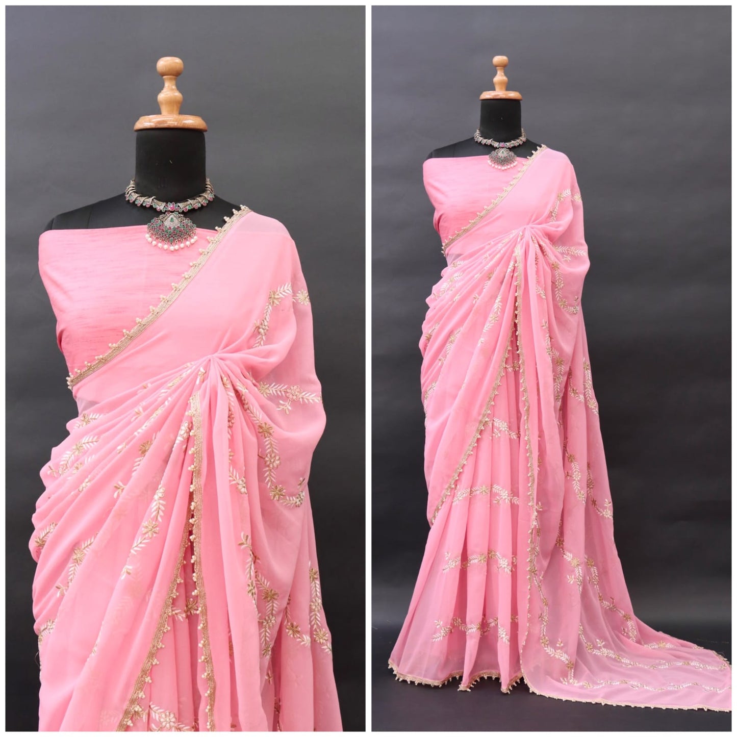 Designer Trending Embroidery Saree