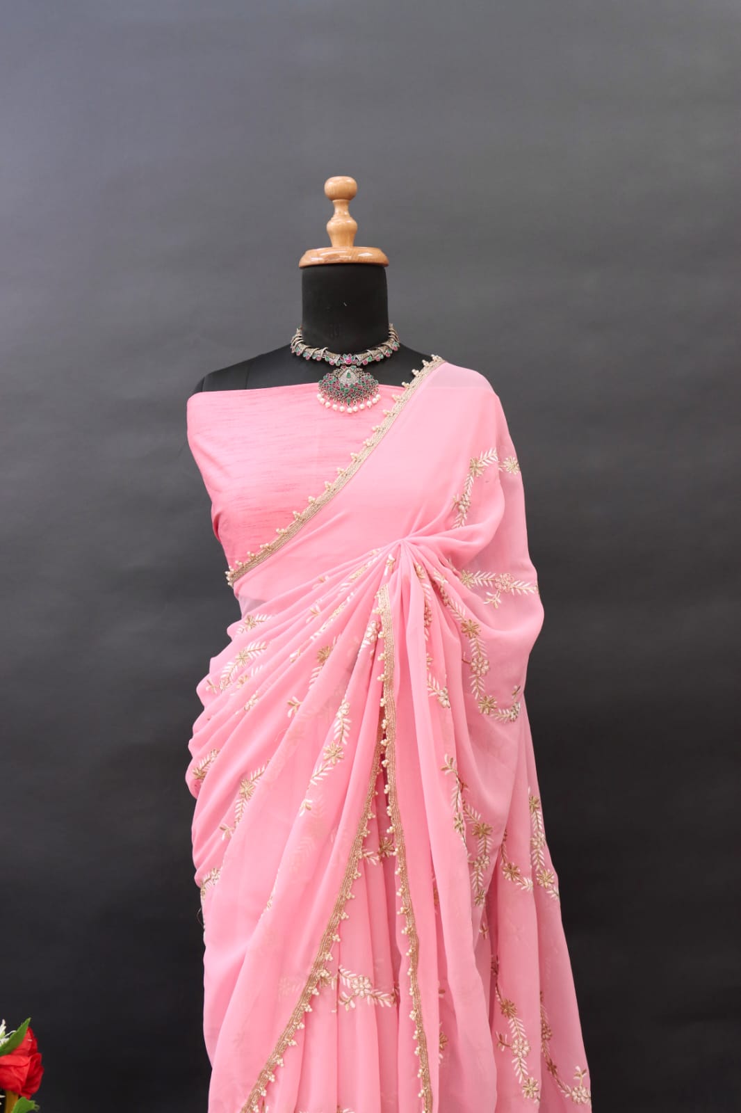 Designer Trending Embroidery Saree