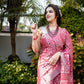 Pink Fancy Banarasi Silk saree
