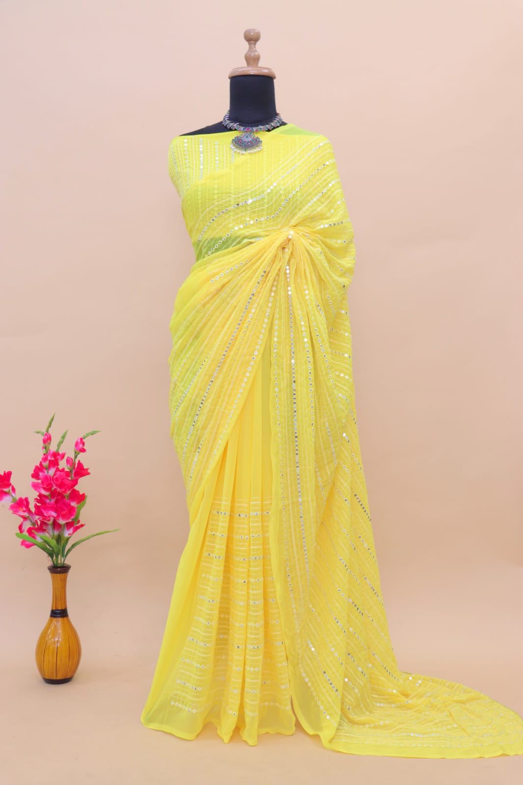 Designer Trending Embroidery Saree