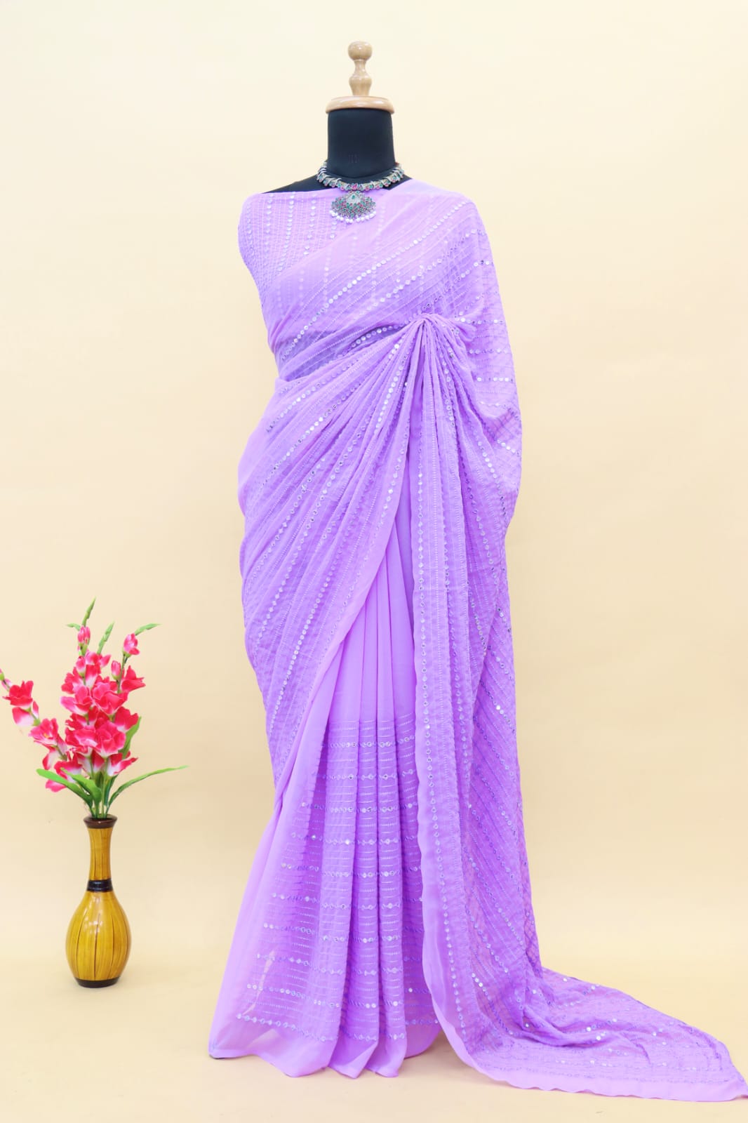 Designer Trending Embroidery Saree