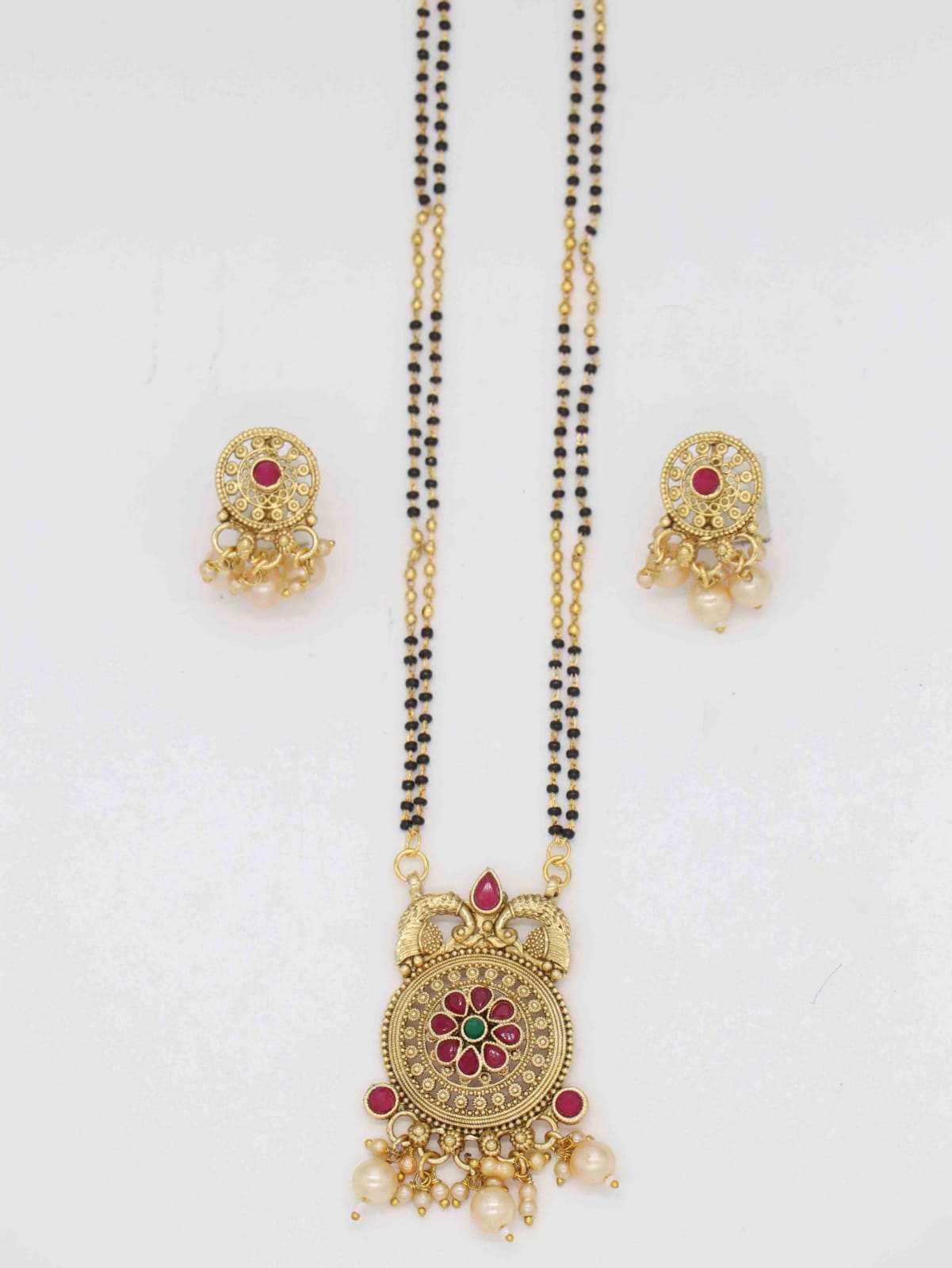 Gold Plated Traditional Mangalsutra Set