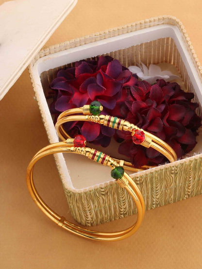 Gold Plated Bangles for Women's & Girl's