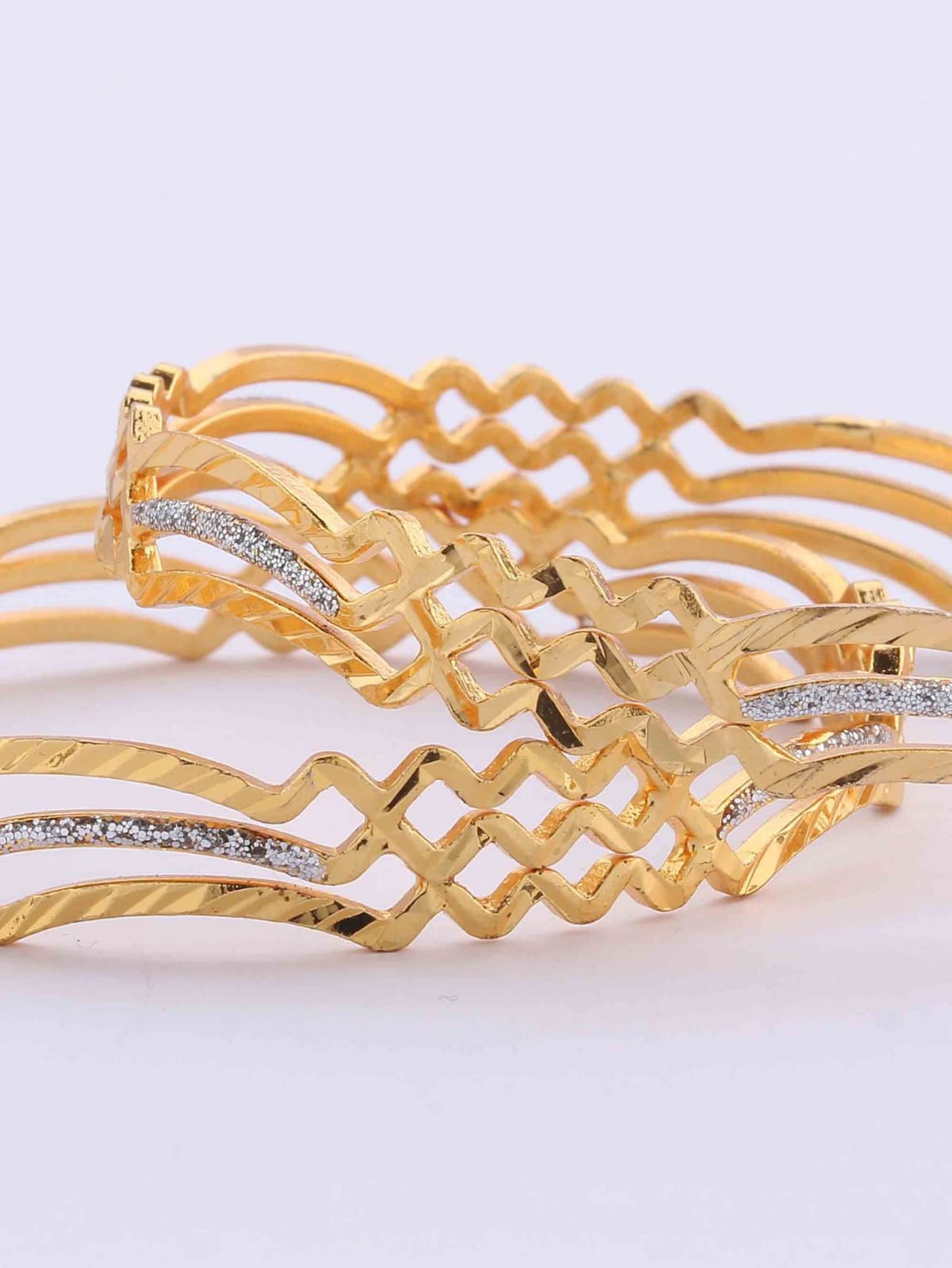 Fancy Gold Plated Bangles for Women's & Girl's