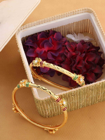 Gold Plated Bangles for Women's & Girl's