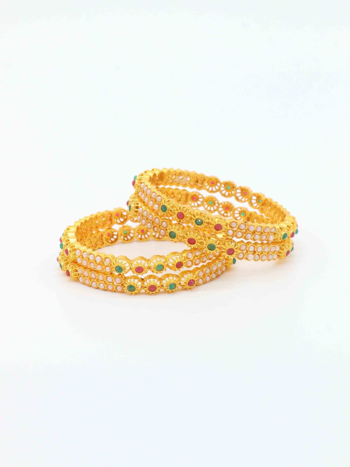 Buy YouBella Jewellery Traditional Gold Plated Bracelet Bangle Set For  Girls and Women at Rs.999 online | Jewellery online