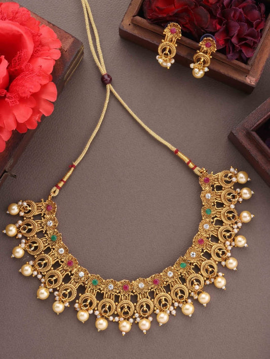 Fashion  Gold Plated   Necklace For Women & Girls