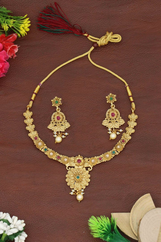 Traditional Designer Jewellery Stone Necklace for Women