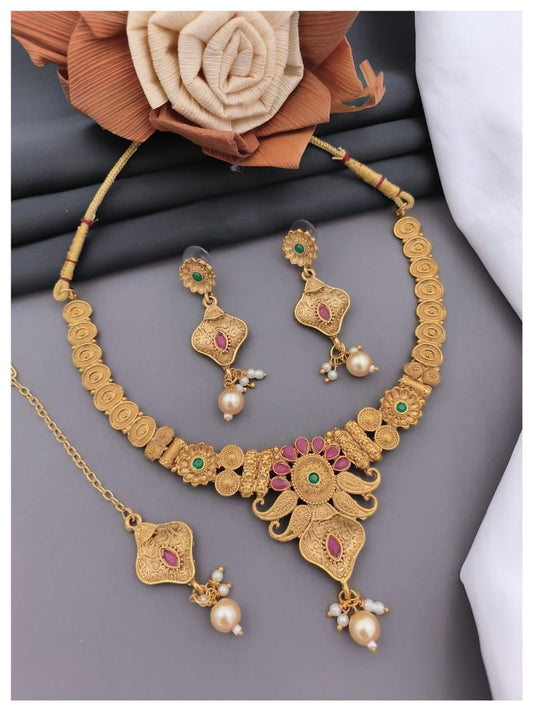 Traditional Designer Jewellery Stone Necklace for Women