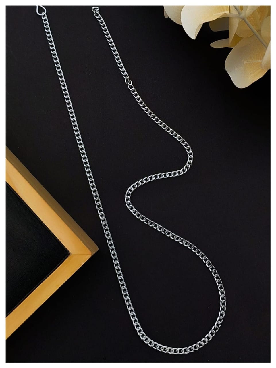 Silver Stainless Steel Chain for Men and Women |