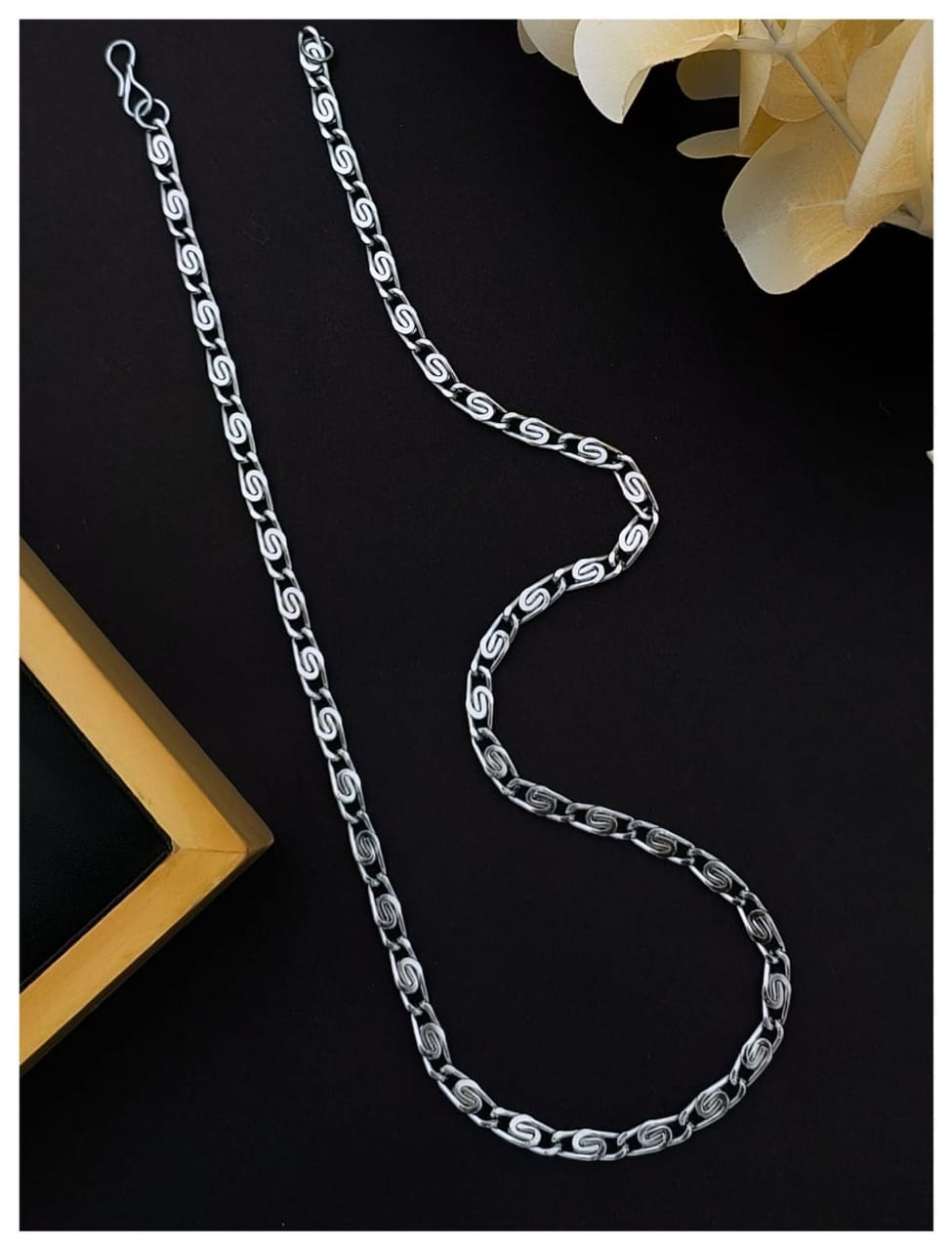 Silver Chain For Boys Silver Plated Chains For Boys Men Jewellery Alloy Silver Chain Mens