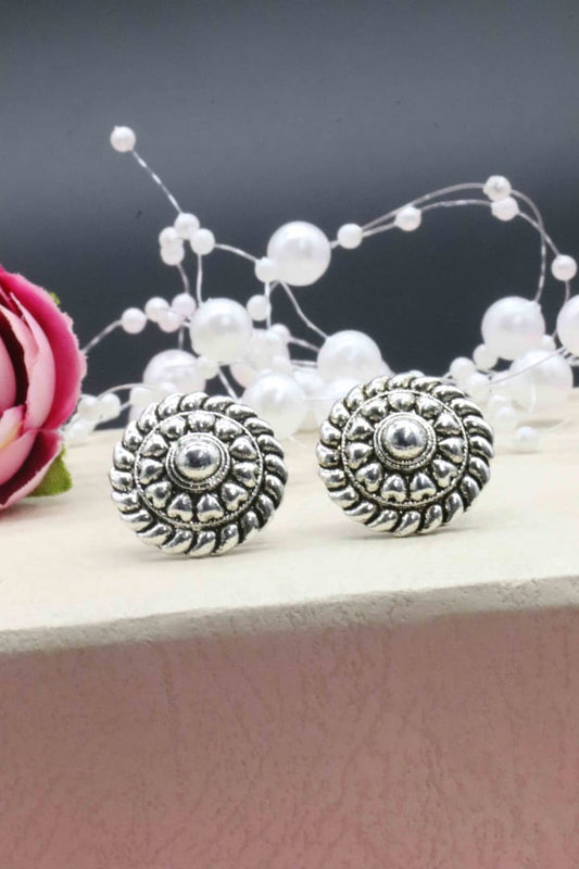 New Fashion Latest Silver  Style Stud Earrings Tops for Women and Girls
