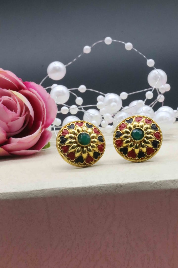 Fashion Stylish Gold Stud Earring Women and Girls