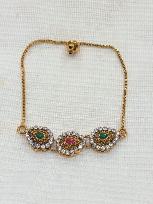 Elegant Rose Gold Crystal Charm Bracelet for Girls and Womenor Girls and Women