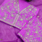 New Style presents Organza embroidery Saree