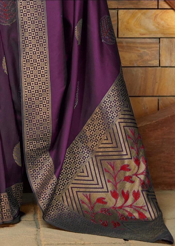 New Fashion Soft Lichi  Silk Saree