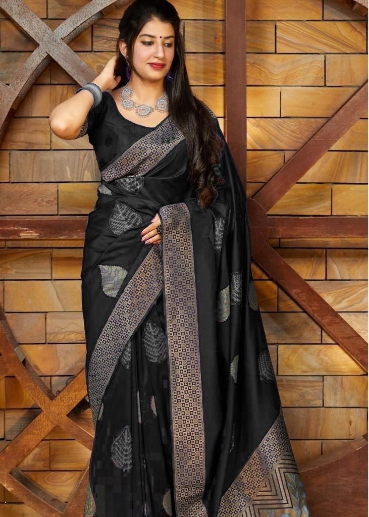 New Fashion Soft Lichi  Silk Saree