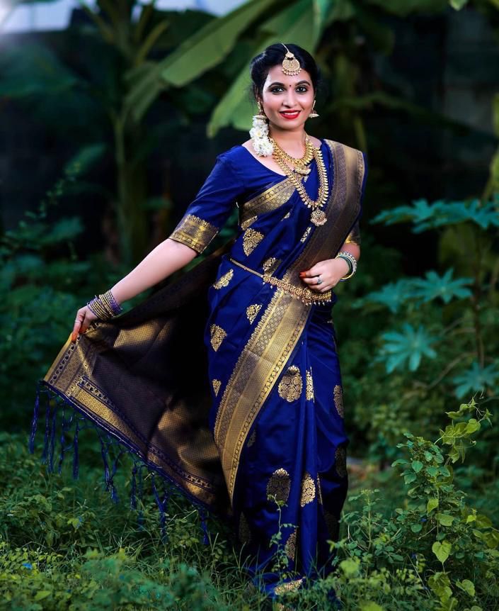 Beautiful Soft Lichi  Silk  Saree