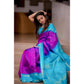 Jacquard Work  Soft Lichi Silk Cloth  Saree
