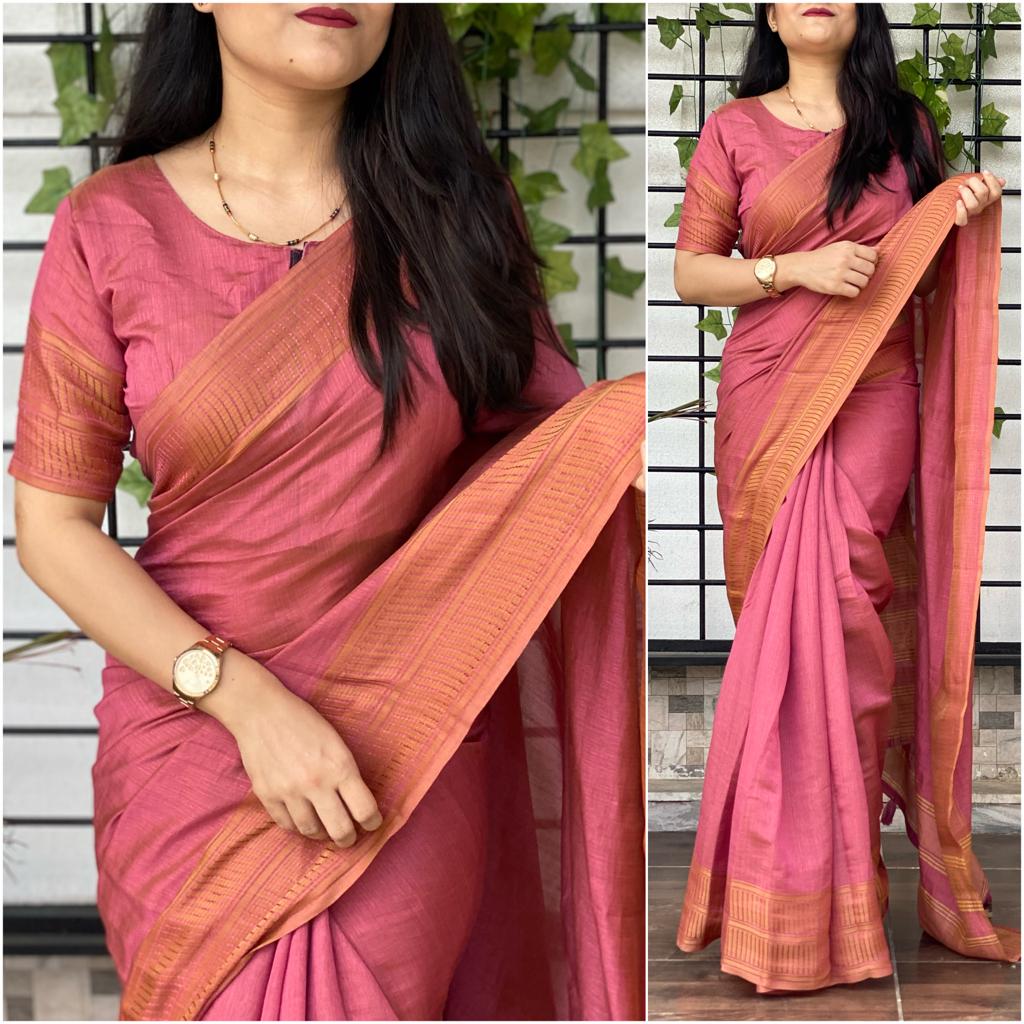 Best design for uniform work saree