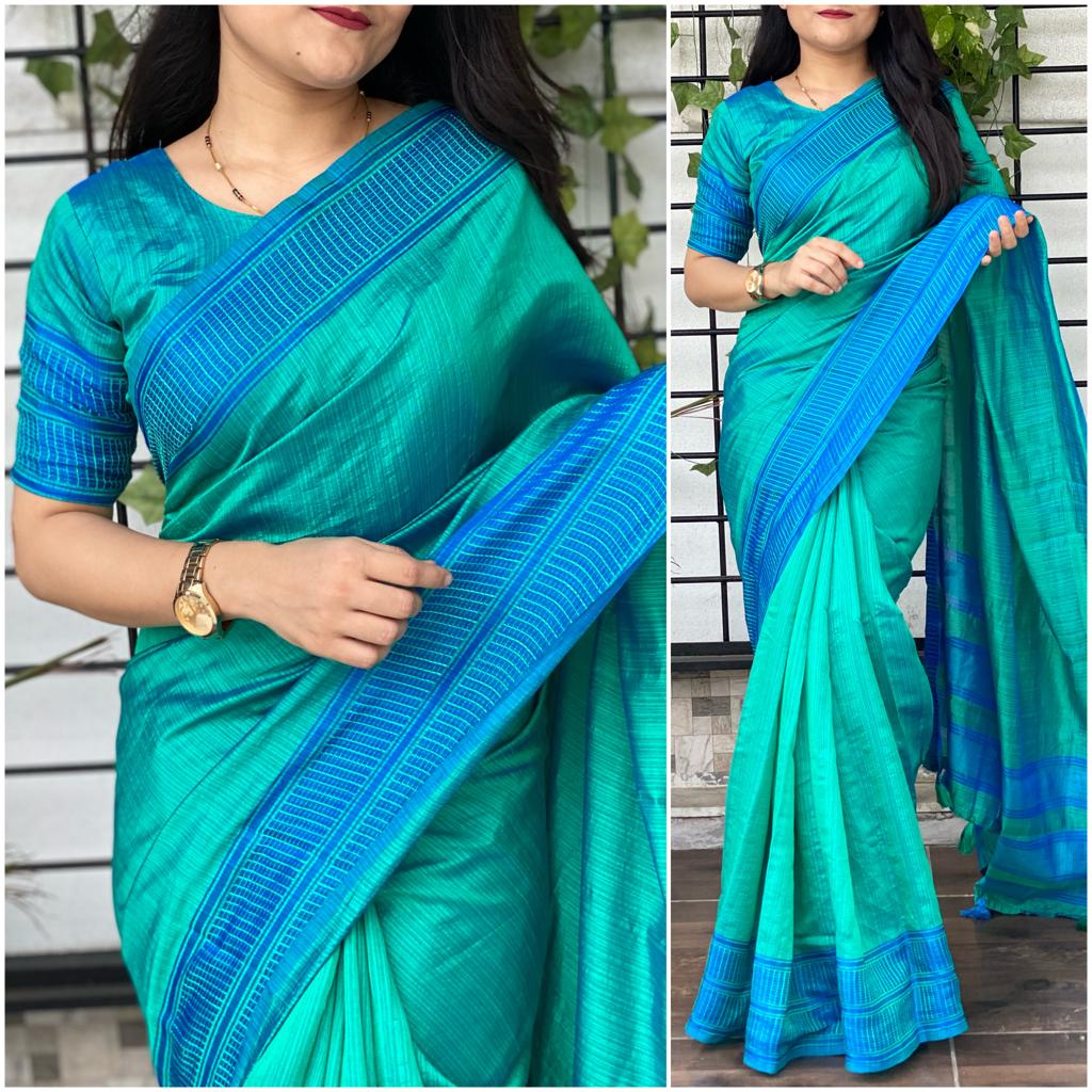 Best design for uniform work saree